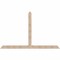 Ekena Millwork Portland Smooth Timber Gable Bracket, Douglas Fir, 108"W x 68"H x 5 1/2"D x 5 1/2"F, 15/12 Pitch GBW108X68X0606POR00SDF - alternate 1